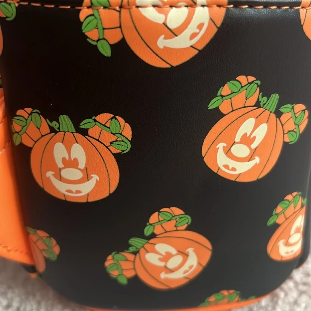 Glow in the Dark Mickey Pumpkin Loungefly - Picture 8 of 10